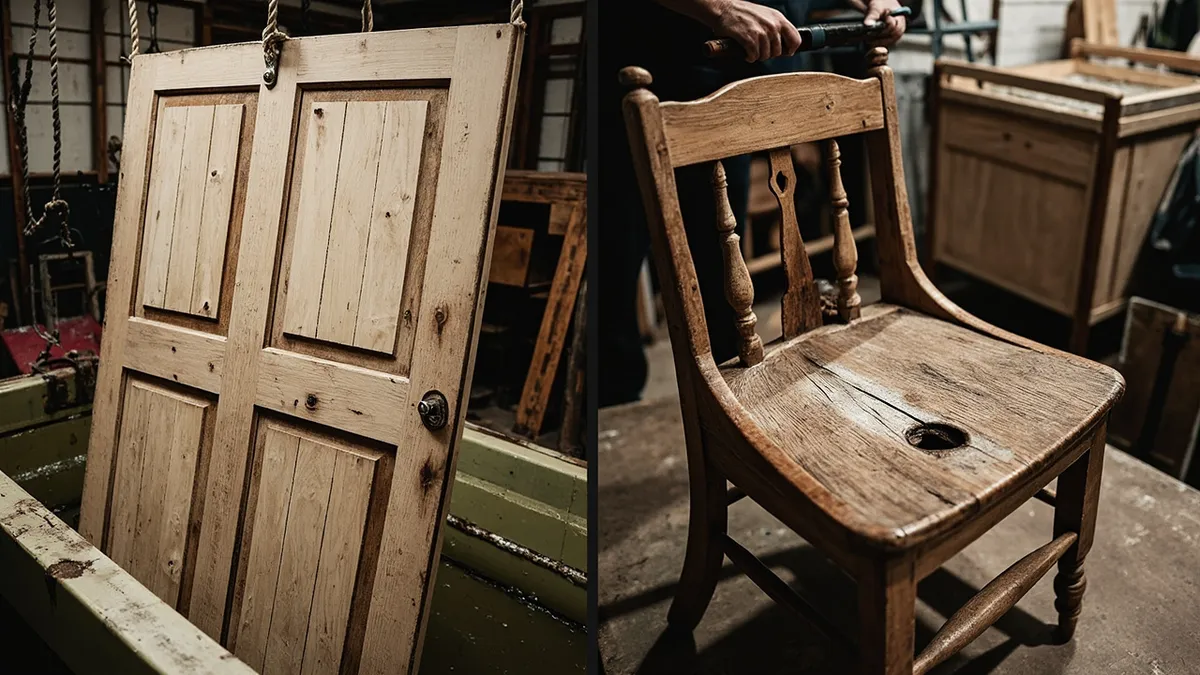 When dipping is acceptable and when it isn't — hand stripping vs bath dipping antique pine furniture