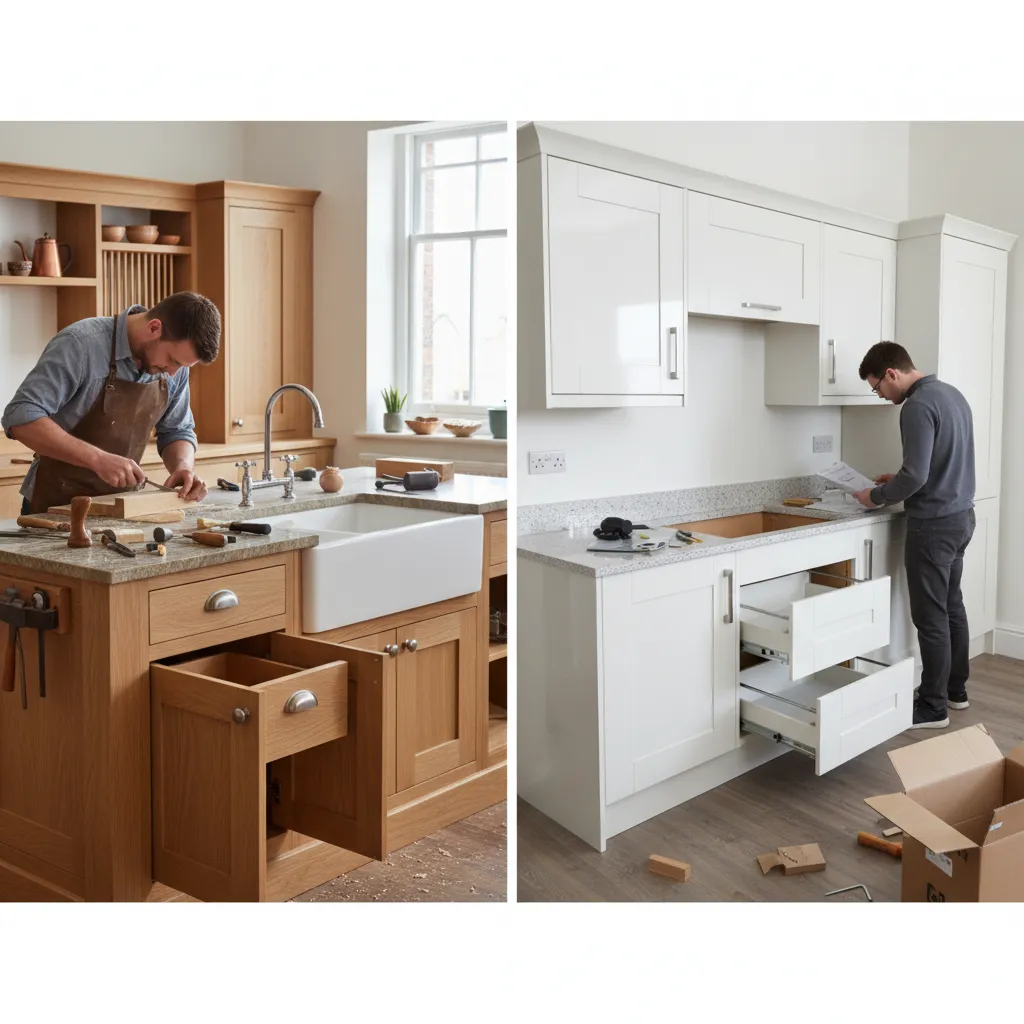 Handmade Bespoke Kitchen vs Flat Pack Quality: A Guide