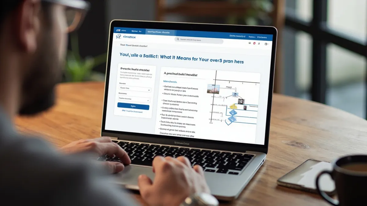 Developer reviewing PDPL build checklist on laptop with sign-up form and deletion workflow