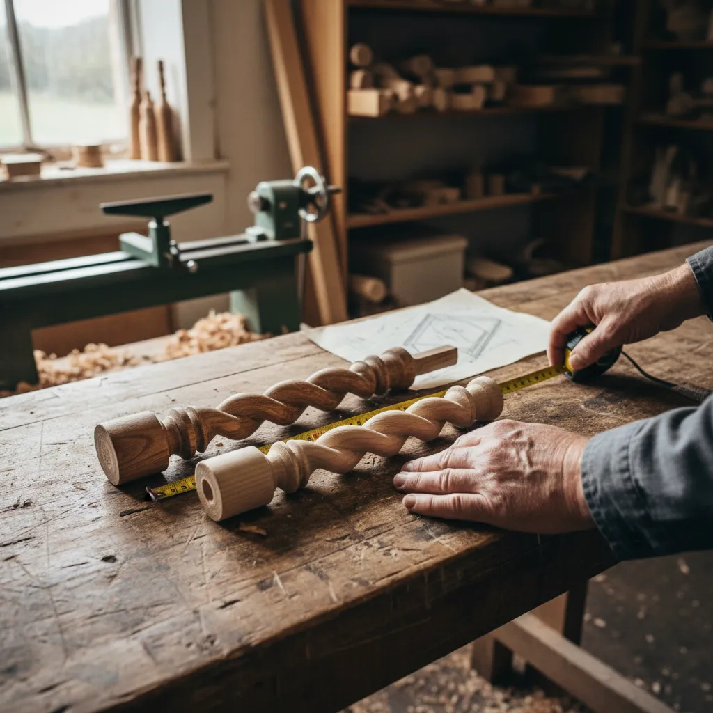 The short version for How to Match Replacement Spindles to Existing Staircase