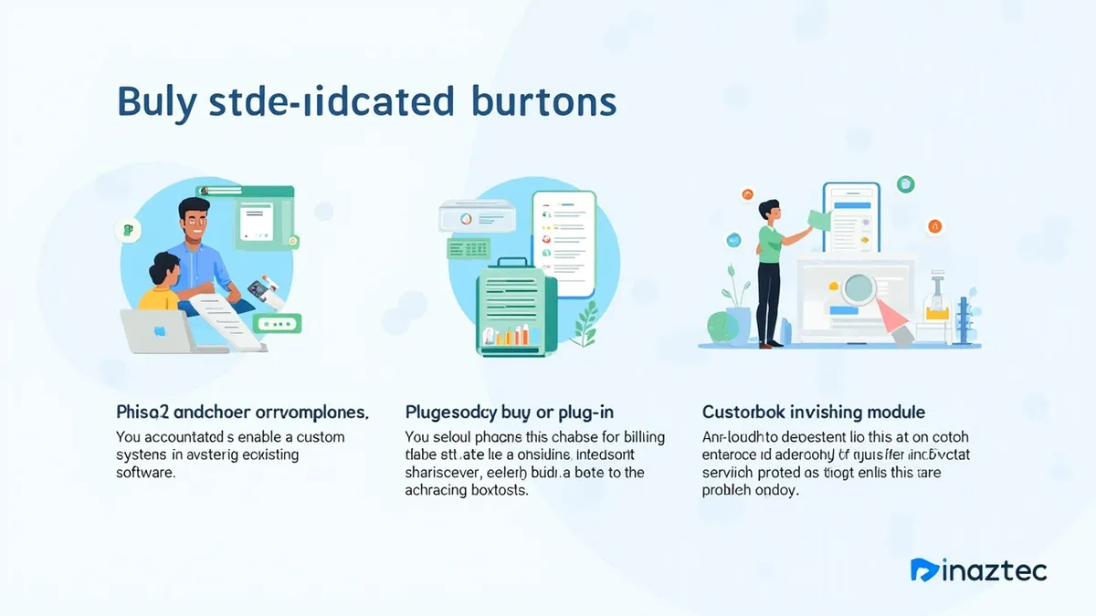 Three compliance routes for ZATCA Phase 2: enable existing software, plug in a connector, or build custom