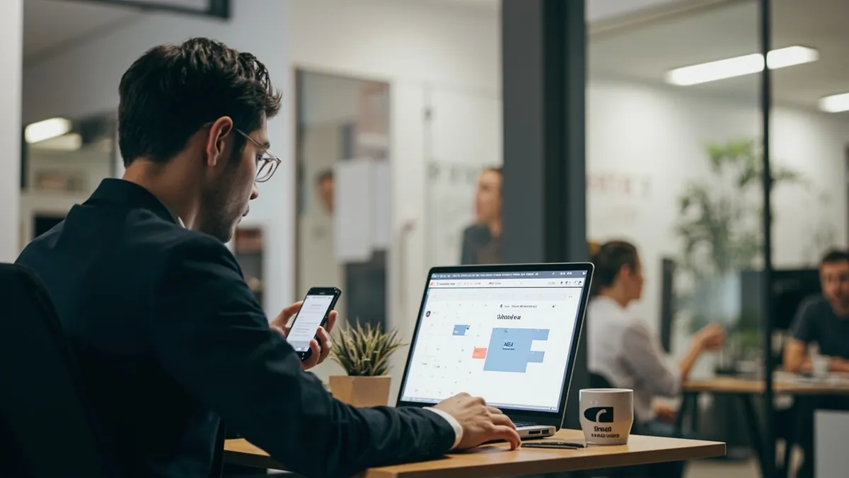 Manchester recruitment agency using AI scheduling for interview bookings.