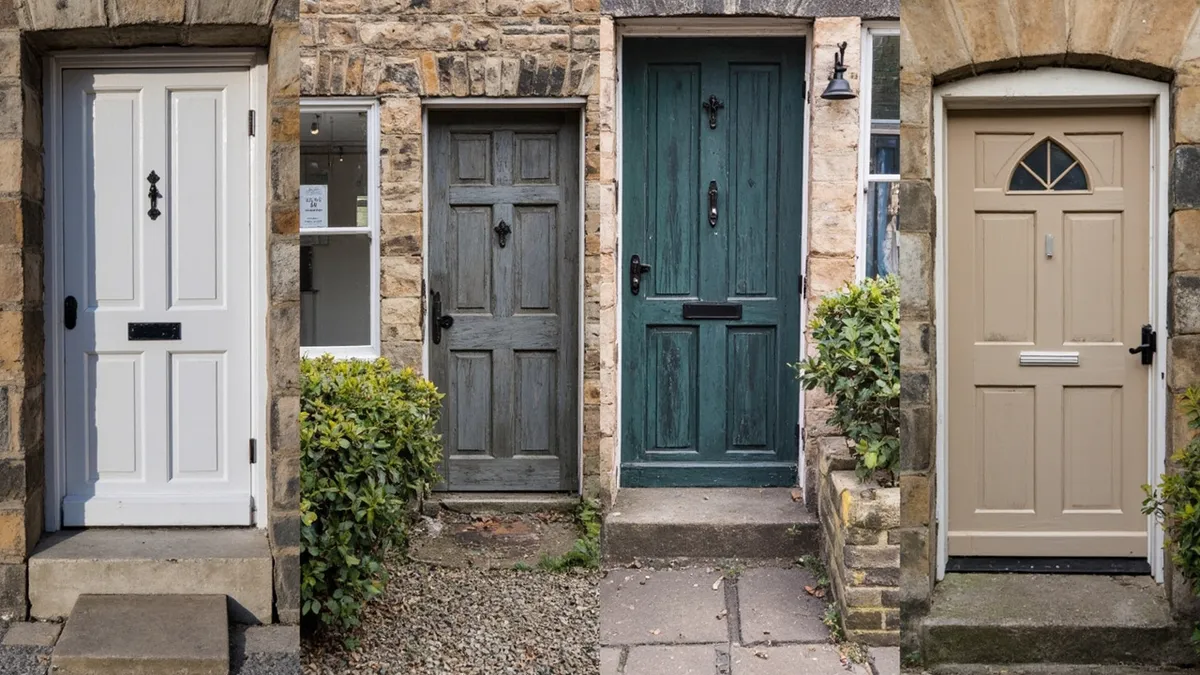 What kinds of doors do Bradford houses have? for Door Stripping Bradford: Saltaire to Manningham Mill-Town Doors